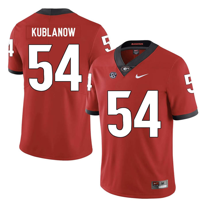 Georgia Bulldogs 54 Brandon Kublanow Red Nike College Football Jersey Dzhi,We sell and wholesale Georgia Bulldogs 54 Brandon Kublanow Red Nike College Football Jersey Dzhi on line form chian!
